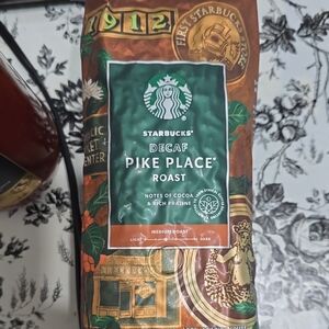 Starbucks Coffee with Green and Orange Packaging